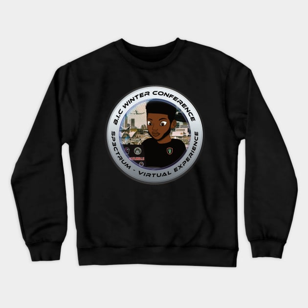 BIC Winter Conference - Boy Crewneck Sweatshirt by blacksincyberconference